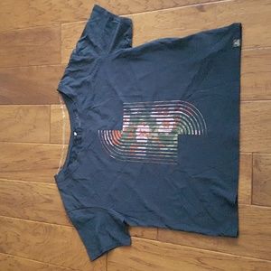 NWT Prana 100% Organic Cotton Graphic Tee Nautical Floral Lines Women's Size S